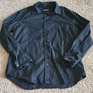 Express Men's Dark Button Down Shirt